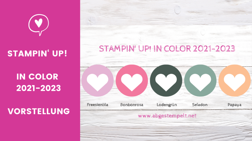 Blogpost Stampin' Up! In Color 2021-2023 abgestempelt