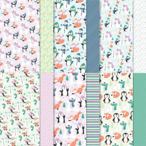 Designerpapier Pinguin & Co - 158420