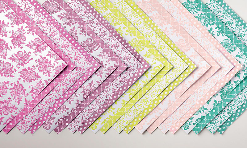 Designerpapier-Block-Florale-Eleganz