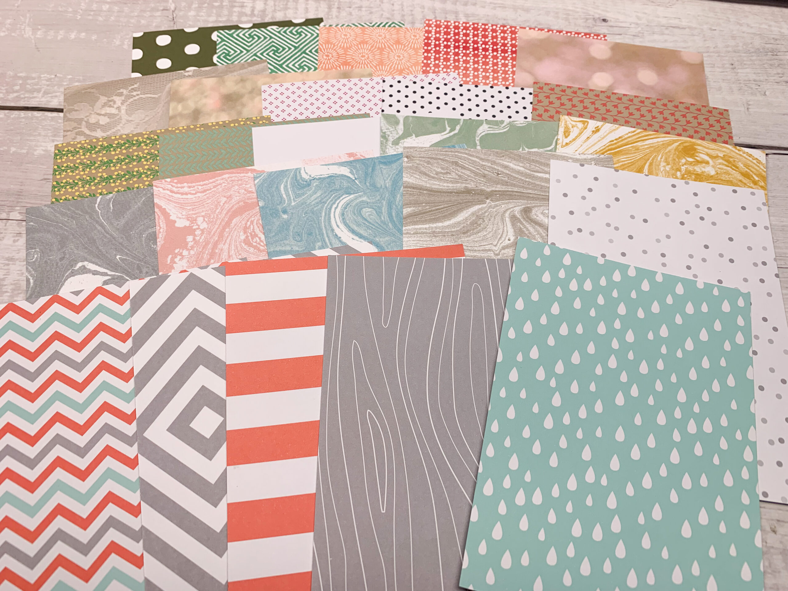 Kartenaufleger Designerpapier Paket #3 – Bild 2