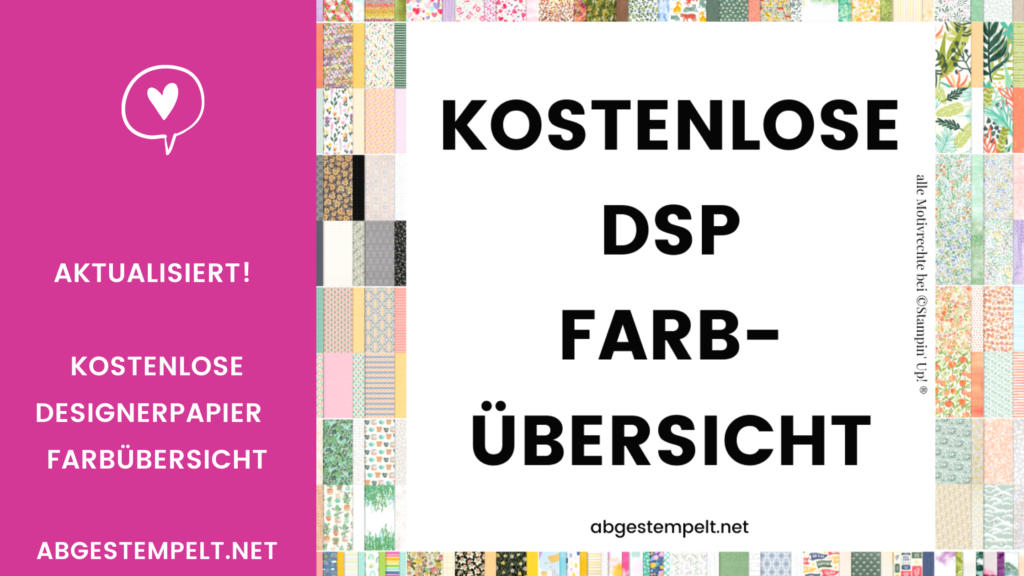 Blog Stampin' Up! AKTUALISIERT! KOSTENLOSE Designerpapier Farbübersicht abgestempelt.net