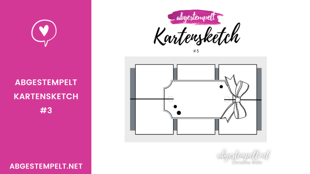 Blog stampin up kartensketch #3 abgestempelt