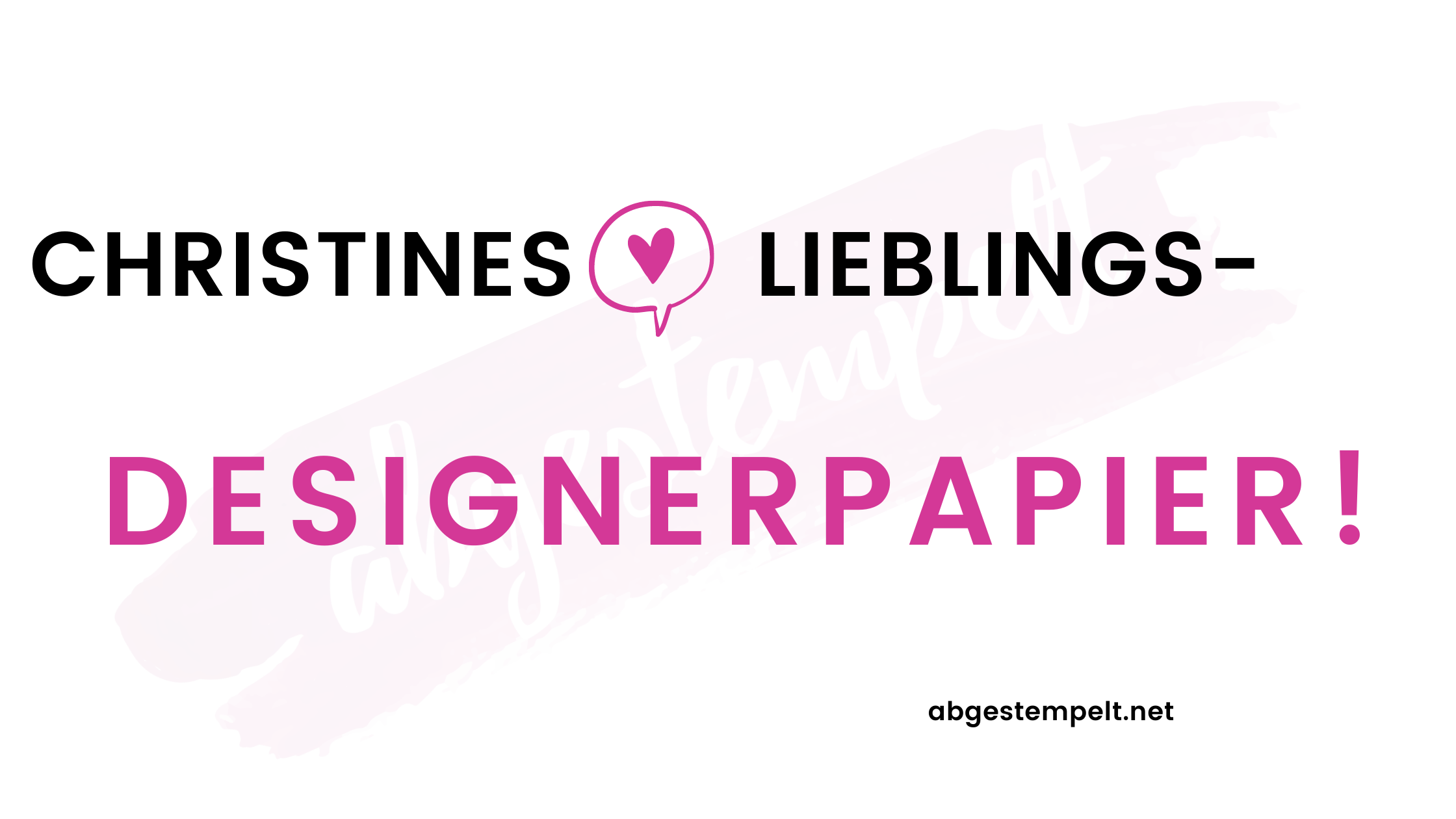 abgestempelt Stampin Up Lieblings Designerpapier