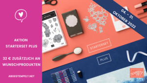 Blog Aktion Starterset Plus Oktober 2022 Stampin Up