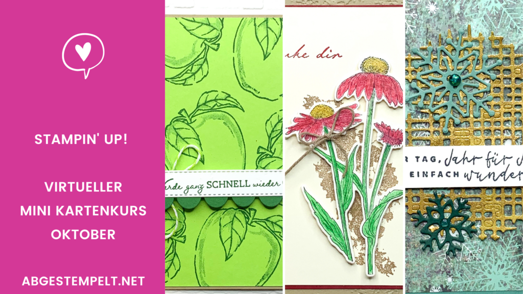 Blog stampin up Virtueller Mini Kartenkurs Oktober