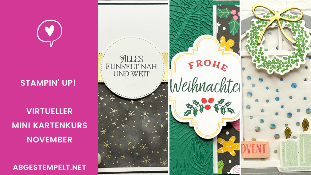 Blog stampin up Virtueller Mini Kartenkurs November