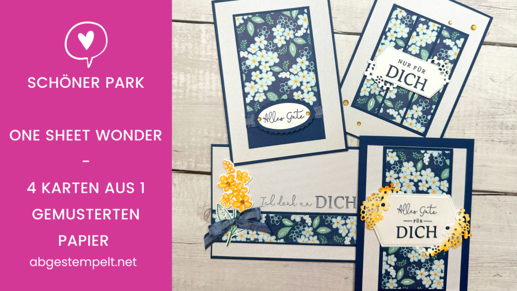 Blog Stampin' Up! Schöner Park one sheet wonder