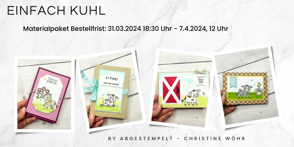Vorankündigung Stampin Up So Kuhl bastel abgestempelt