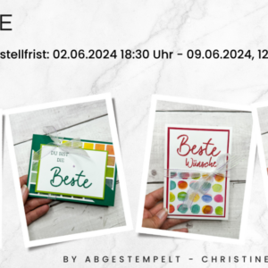 Vorankündigung Stampin Up Das Beste bastel abgestempelt