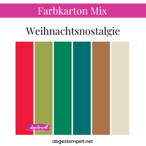 Farbkarton-Mix Weihnachtsnostalgie