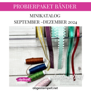 PROBIERPAKET BÄNDER MINIKATALOG SEPTEMBER -DEZEMBER 2024