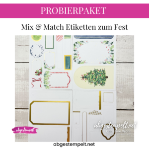 PROBIERPAKET Mix & Match Etiketten zum Fest 2024