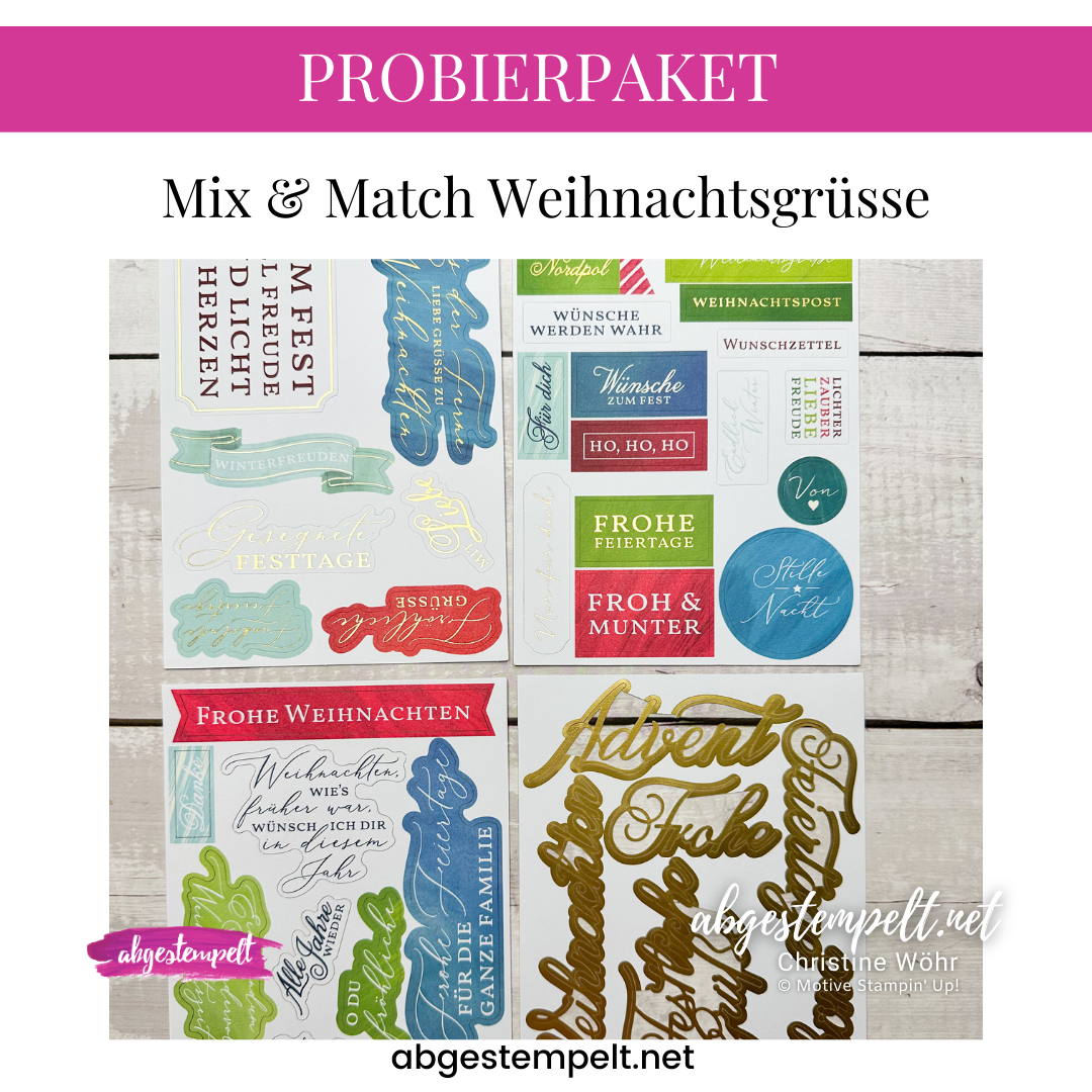 PROBIERPAKET Mix & Match Weihnachtsgrüsse 2024