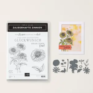 Zauberhafte Zinnien + Stanzformen