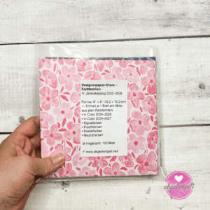 Designerpapier Share Farbfamilien 2025 – 100 Blatt Stampin’ Up!